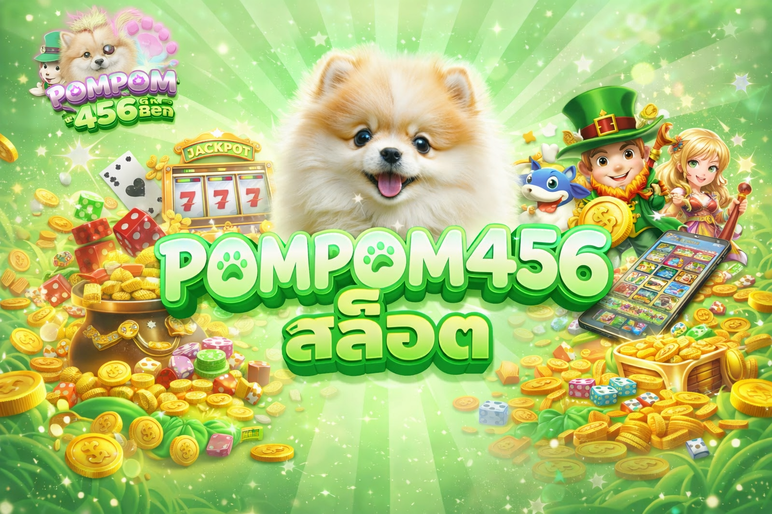 POMPOM456 สล็อต เว็บตรงสายปั่น ตัวจริงเรื่องความมันส์